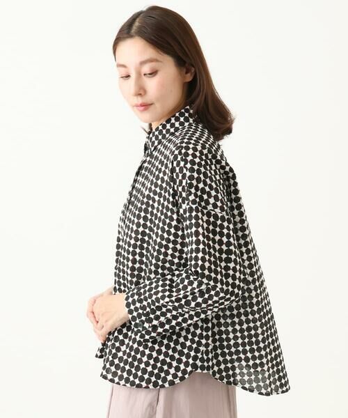 GIANNI LO GIUDICE / ジャンニ・ロ・ジュディチェ シャツ・ブラウス | [洗える]塩縮ドットシャツブラウス | 詳細13