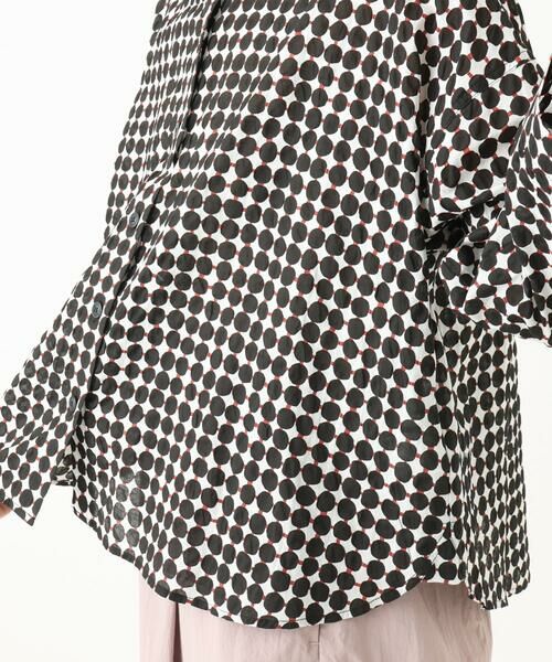 GIANNI LO GIUDICE / ジャンニ・ロ・ジュディチェ シャツ・ブラウス | [洗える]塩縮ドットシャツブラウス | 詳細17