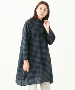 GIANNI LO GIUDICE / ジャンニ・ロ・ジュディチェ シャツ・ブラウス | [洗える]塩縮ドットチュニックブラウス