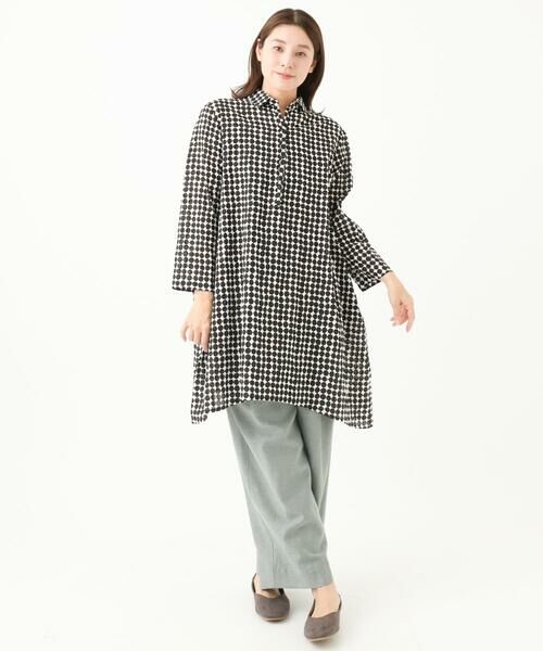 GIANNI LO GIUDICE / ジャンニ・ロ・ジュディチェ シャツ・ブラウス | [洗える]塩縮ドットチュニックブラウス | 詳細15