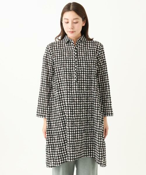 GIANNI LO GIUDICE / ジャンニ・ロ・ジュディチェ シャツ・ブラウス | [洗える]塩縮ドットチュニックブラウス | 詳細6