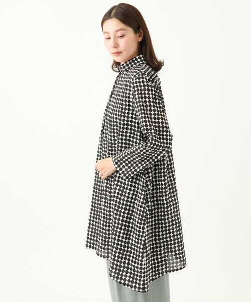 GIANNI LO GIUDICE / ジャンニ・ロ・ジュディチェ シャツ・ブラウス | [洗える]塩縮ドットチュニックブラウス | 詳細7