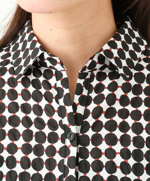 GIANNI LO GIUDICE / ジャンニ・ロ・ジュディチェ シャツ・ブラウス | [洗える]塩縮ドットチュニックブラウス | 詳細9