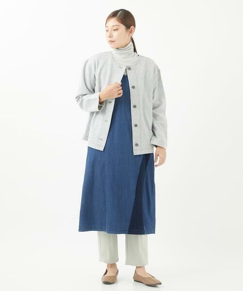 GIANNI LO GIUDICE / ジャンニ・ロ・ジュディチェ ロング・マキシ丈スカート | [洗える]フリクションデニムジャンパースカート | 詳細13