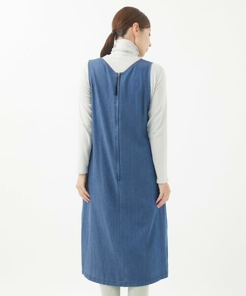 GIANNI LO GIUDICE / ジャンニ・ロ・ジュディチェ ロング・マキシ丈スカート | [洗える]フリクションデニムジャンパースカート | 詳細4