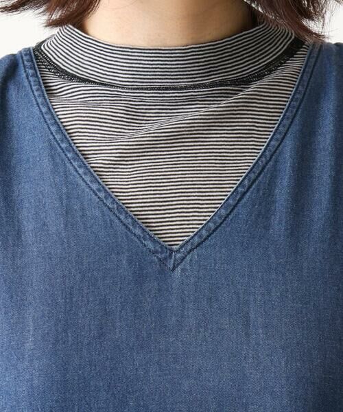 GIANNI LO GIUDICE / ジャンニ・ロ・ジュディチェ ロング・マキシ丈スカート | [洗える]フリクションデニムジャンパースカート | 詳細5