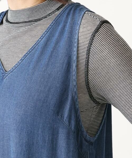 GIANNI LO GIUDICE / ジャンニ・ロ・ジュディチェ ロング・マキシ丈スカート | [洗える]フリクションデニムジャンパースカート | 詳細6