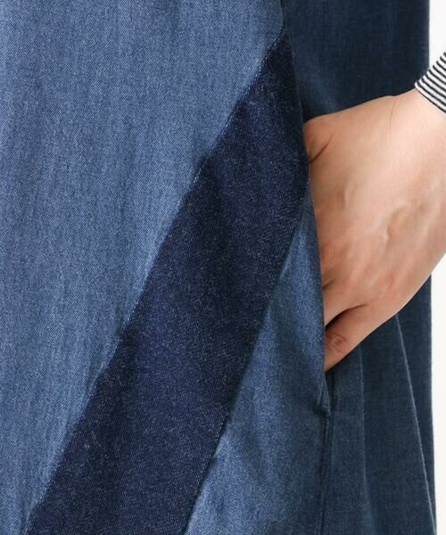 GIANNI LO GIUDICE / ジャンニ・ロ・ジュディチェ ロング・マキシ丈スカート | [洗える]フリクションデニムジャンパースカート | 詳細8