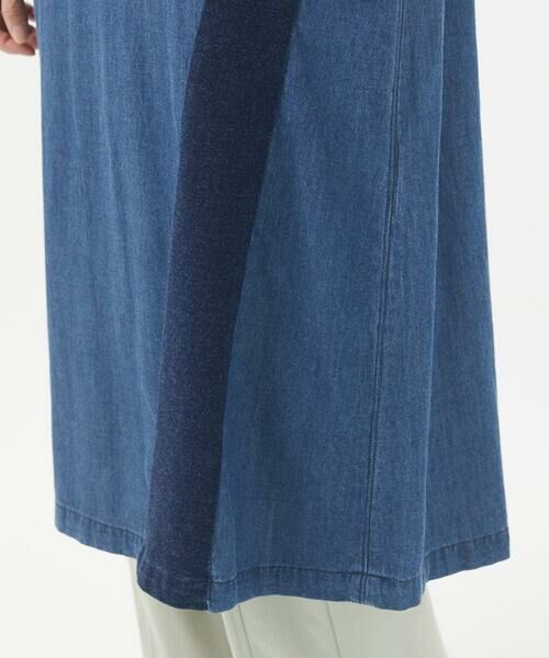 GIANNI LO GIUDICE / ジャンニ・ロ・ジュディチェ ロング・マキシ丈スカート | [洗える]フリクションデニムジャンパースカート | 詳細9