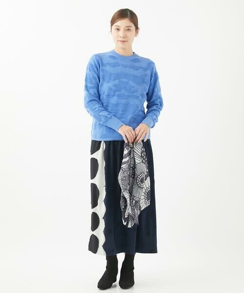 GIANNI LO GIUDICE / ジャンニ・ロ・ジュディチェ ロング・マキシ丈スカート | [洗える・日本製]ウール混ドットジャガードスカート | 詳細14