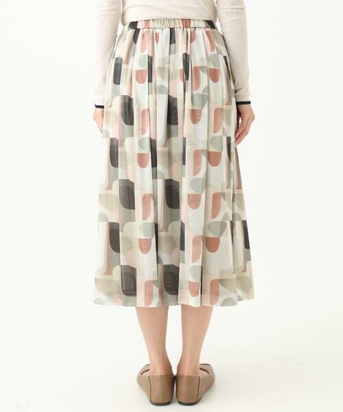 GIANNI LO GIUDICE / ジャンニ・ロ・ジュディチェ ロング・マキシ丈スカート | [洗える・日本製]サモーラチュールプリントスカート | 詳細4