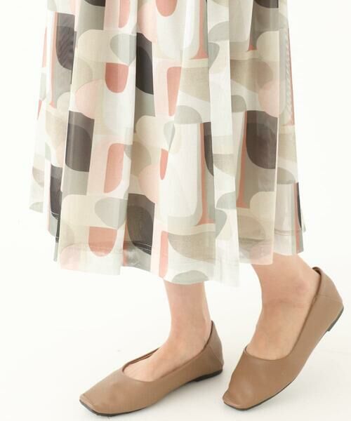 GIANNI LO GIUDICE / ジャンニ・ロ・ジュディチェ ロング・マキシ丈スカート | [洗える・日本製]サモーラチュールプリントスカート | 詳細5