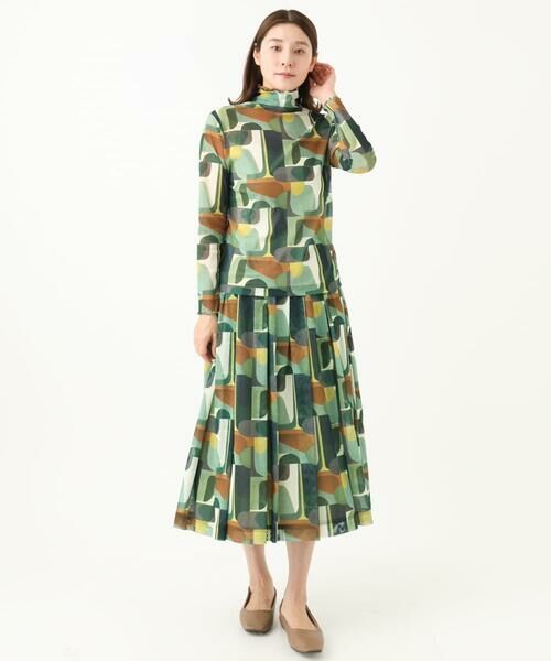 GIANNI LO GIUDICE / ジャンニ・ロ・ジュディチェ ロング・マキシ丈スカート | [洗える・日本製]サモーラチュールプリントスカート | 詳細18