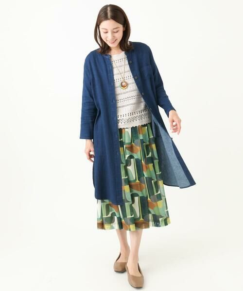 GIANNI LO GIUDICE / ジャンニ・ロ・ジュディチェ ロング・マキシ丈スカート | [洗える・日本製]サモーラチュールプリントスカート | 詳細27