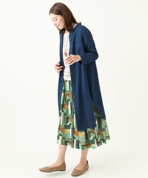 GIANNI LO GIUDICE / ジャンニ・ロ・ジュディチェ ロング・マキシ丈スカート | [洗える・日本製]サモーラチュールプリントスカート | 詳細28