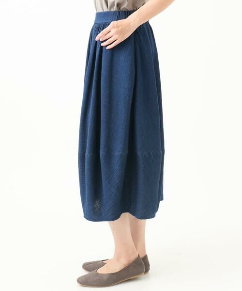 GIANNI LO GIUDICE / ジャンニ・ロ・ジュディチェ ロング・マキシ丈スカート | [洗える]二重織ガーゼデニムスカート | 詳細3