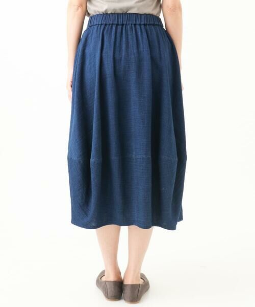 GIANNI LO GIUDICE / ジャンニ・ロ・ジュディチェ ロング・マキシ丈スカート | [洗える]二重織ガーゼデニムスカート | 詳細4