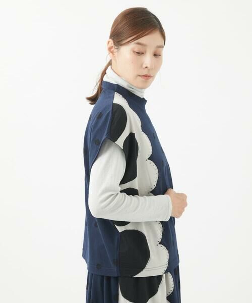 GIANNI LO GIUDICE / ジャンニ・ロ・ジュディチェ カットソー | [洗える・日本製]ウール混ドットジャガードカットソー | 詳細3