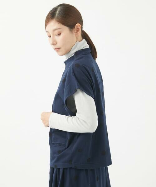 GIANNI LO GIUDICE / ジャンニ・ロ・ジュディチェ カットソー | [洗える・日本製]ウール混ドットジャガードカットソー | 詳細4