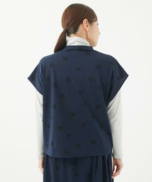 GIANNI LO GIUDICE / ジャンニ・ロ・ジュディチェ カットソー | [洗える・日本製]ウール混ドットジャガードカットソー | 詳細5