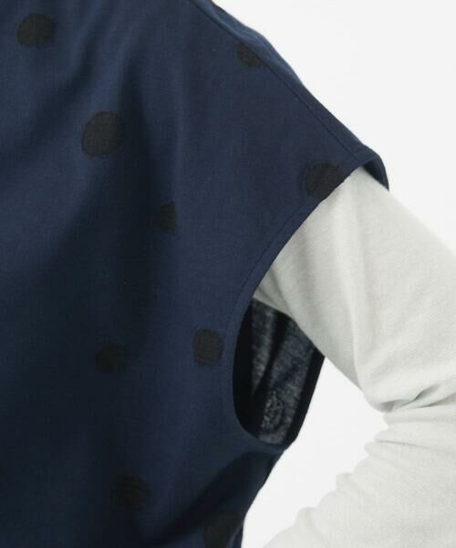 GIANNI LO GIUDICE / ジャンニ・ロ・ジュディチェ カットソー | [洗える・日本製]ウール混ドットジャガードカットソー | 詳細7