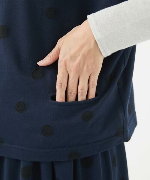 GIANNI LO GIUDICE / ジャンニ・ロ・ジュディチェ カットソー | [洗える・日本製]ウール混ドットジャガードカットソー | 詳細8