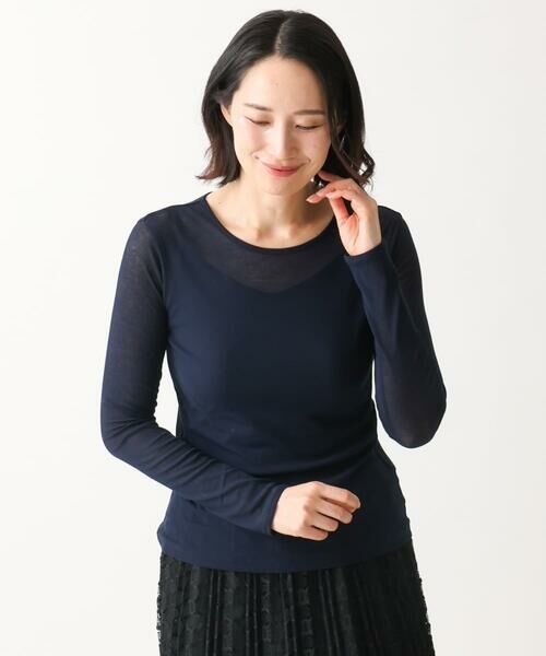 GIANNI LO GIUDICE / ジャンニ・ロ・ジュディチェ カットソー | [洗える・日本製]シアーストレッチフライスカットソー | 詳細2