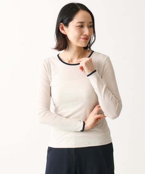 GIANNI LO GIUDICE / ジャンニ・ロ・ジュディチェ カットソー | [洗える・日本製]シアーストレッチフライスカットソー | 詳細7