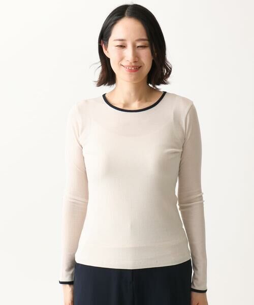 GIANNI LO GIUDICE / ジャンニ・ロ・ジュディチェ カットソー | [洗える・日本製]シアーストレッチフライスカットソー | 詳細8