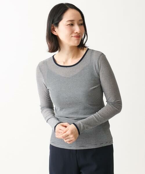 GIANNI LO GIUDICE / ジャンニ・ロ・ジュディチェ カットソー | [洗える・日本製]シアーストレッチフライスカットソー | 詳細17