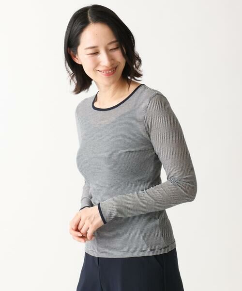 GIANNI LO GIUDICE / ジャンニ・ロ・ジュディチェ カットソー | [洗える・日本製]シアーストレッチフライスカットソー | 詳細18