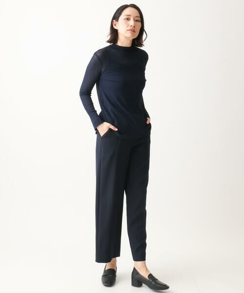 GIANNI LO GIUDICE / ジャンニ・ロ・ジュディチェ カットソー | [洗える・日本製]シアーストレッチフライスモックネックカットソー | 詳細10