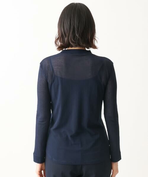 GIANNI LO GIUDICE / ジャンニ・ロ・ジュディチェ カットソー | [洗える・日本製]シアーストレッチフライスモックネックカットソー | 詳細4