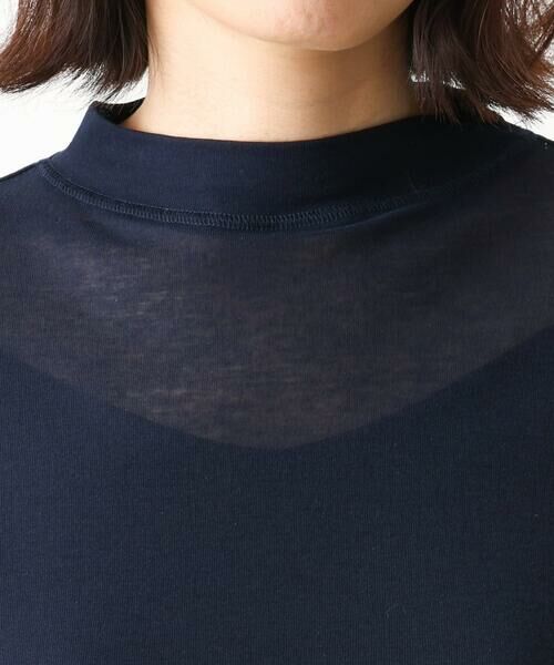 GIANNI LO GIUDICE / ジャンニ・ロ・ジュディチェ カットソー | [洗える・日本製]シアーストレッチフライスモックネックカットソー | 詳細5