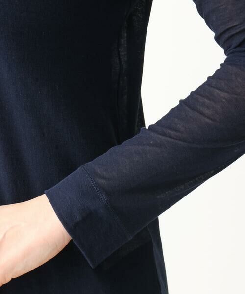 GIANNI LO GIUDICE / ジャンニ・ロ・ジュディチェ カットソー | [洗える・日本製]シアーストレッチフライスモックネックカットソー | 詳細6