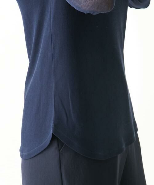 GIANNI LO GIUDICE / ジャンニ・ロ・ジュディチェ カットソー | [洗える・日本製]シアーストレッチフライスモックネックカットソー | 詳細7