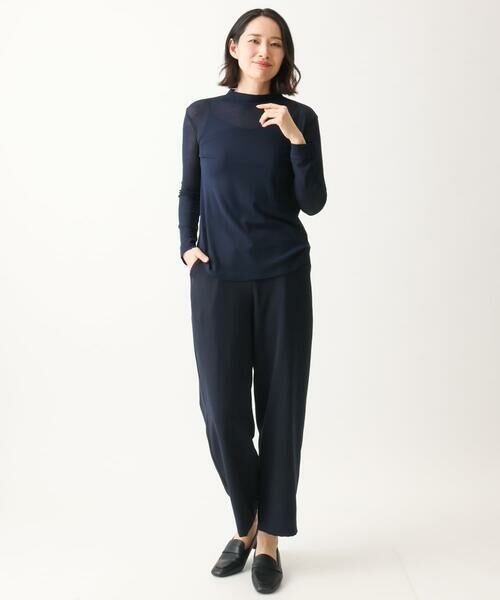 GIANNI LO GIUDICE / ジャンニ・ロ・ジュディチェ カットソー | [洗える・日本製]シアーストレッチフライスモックネックカットソー | 詳細9