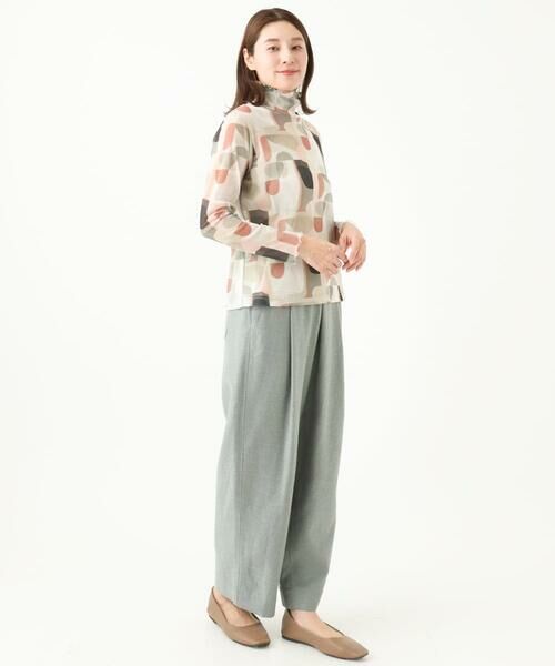 GIANNI LO GIUDICE / ジャンニ・ロ・ジュディチェ カットソー | [洗える・日本製]アブストラクト柄サモーラチュールカットソー | 詳細10