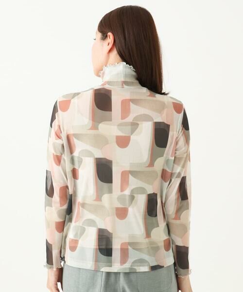 GIANNI LO GIUDICE / ジャンニ・ロ・ジュディチェ カットソー | [洗える・日本製]アブストラクト柄サモーラチュールカットソー | 詳細4