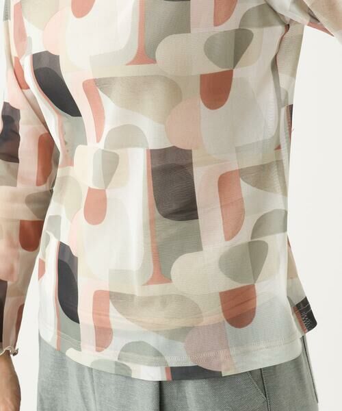 GIANNI LO GIUDICE / ジャンニ・ロ・ジュディチェ カットソー | [洗える・日本製]アブストラクト柄サモーラチュールカットソー | 詳細6
