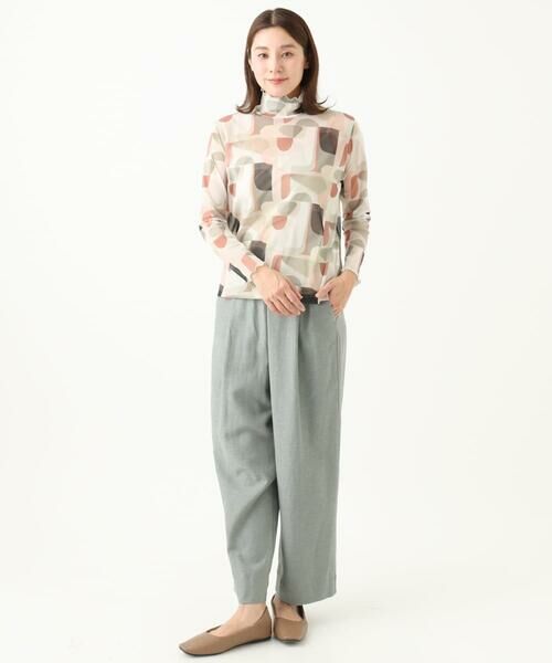 GIANNI LO GIUDICE / ジャンニ・ロ・ジュディチェ カットソー | [洗える・日本製]アブストラクト柄サモーラチュールカットソー | 詳細9