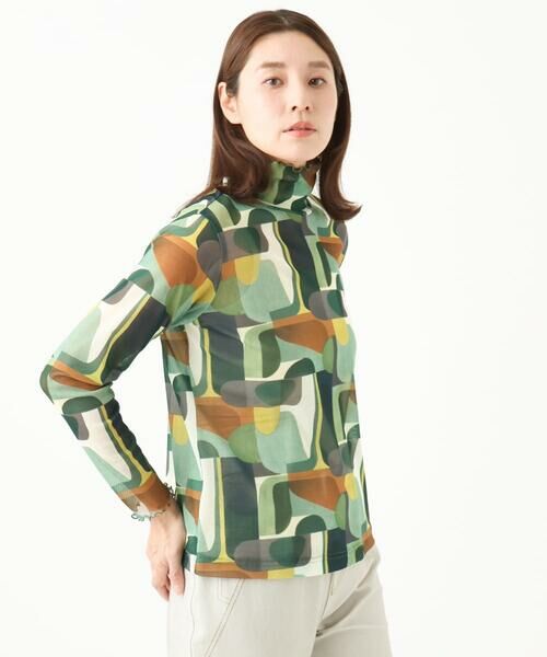 GIANNI LO GIUDICE / ジャンニ・ロ・ジュディチェ カットソー | [洗える・日本製]アブストラクト柄サモーラチュールカットソー | 詳細12