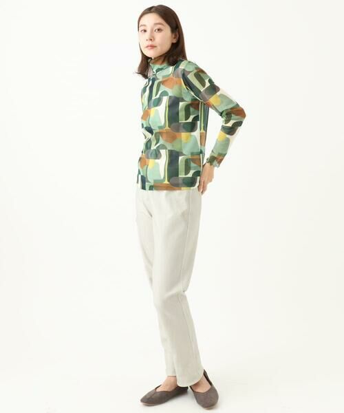 GIANNI LO GIUDICE / ジャンニ・ロ・ジュディチェ カットソー | [洗える・日本製]アブストラクト柄サモーラチュールカットソー | 詳細14