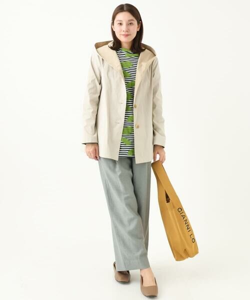 GIANNI LO GIUDICE / ジャンニ・ロ・ジュディチェ カットソー | [洗える・日本製]浮雲ジャガードロング丈カットソー | 詳細11