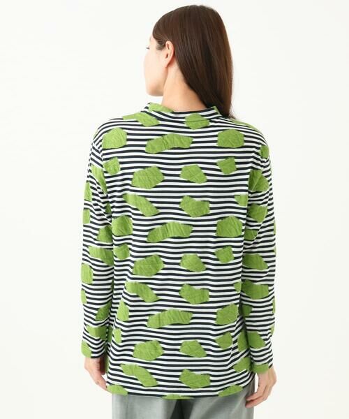 GIANNI LO GIUDICE / ジャンニ・ロ・ジュディチェ カットソー | [洗える・日本製]浮雲ジャガードロング丈カットソー | 詳細4