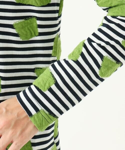 GIANNI LO GIUDICE / ジャンニ・ロ・ジュディチェ カットソー | [洗える・日本製]浮雲ジャガードロング丈カットソー | 詳細6