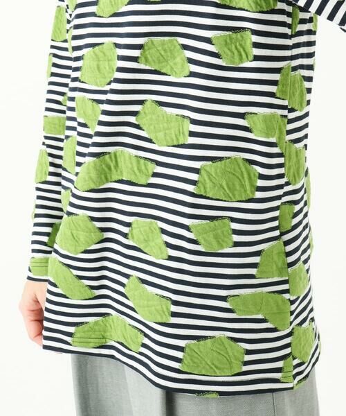 GIANNI LO GIUDICE / ジャンニ・ロ・ジュディチェ カットソー | [洗える・日本製]浮雲ジャガードロング丈カットソー | 詳細7