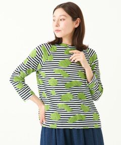 GIANNI LO GIUDICE / ジャンニ・ロ・ジュディチェ カットソー | [洗える・日本製]浮雲ジャガードショート丈カットソー