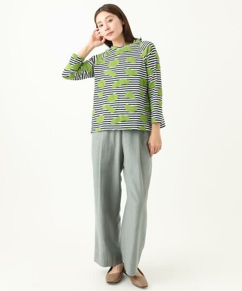 GIANNI LO GIUDICE / ジャンニ・ロ・ジュディチェ カットソー | [洗える・日本製]浮雲ジャガードショート丈カットソー | 詳細11