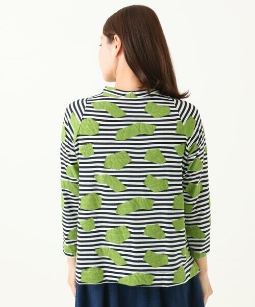 GIANNI LO GIUDICE / ジャンニ・ロ・ジュディチェ カットソー | [洗える・日本製]浮雲ジャガードショート丈カットソー | 詳細4